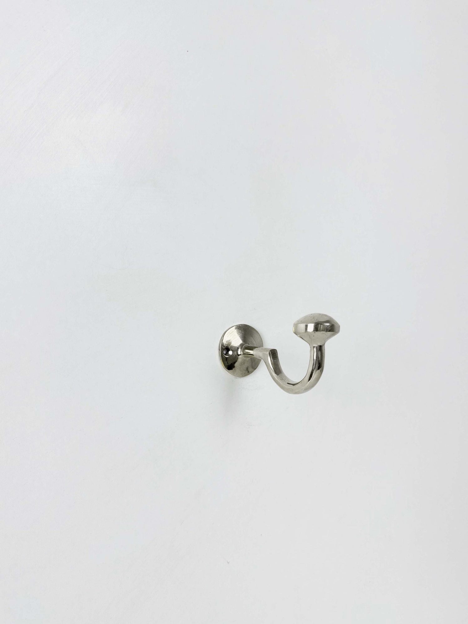 Silver Wall Mounted Bathroom Hooks