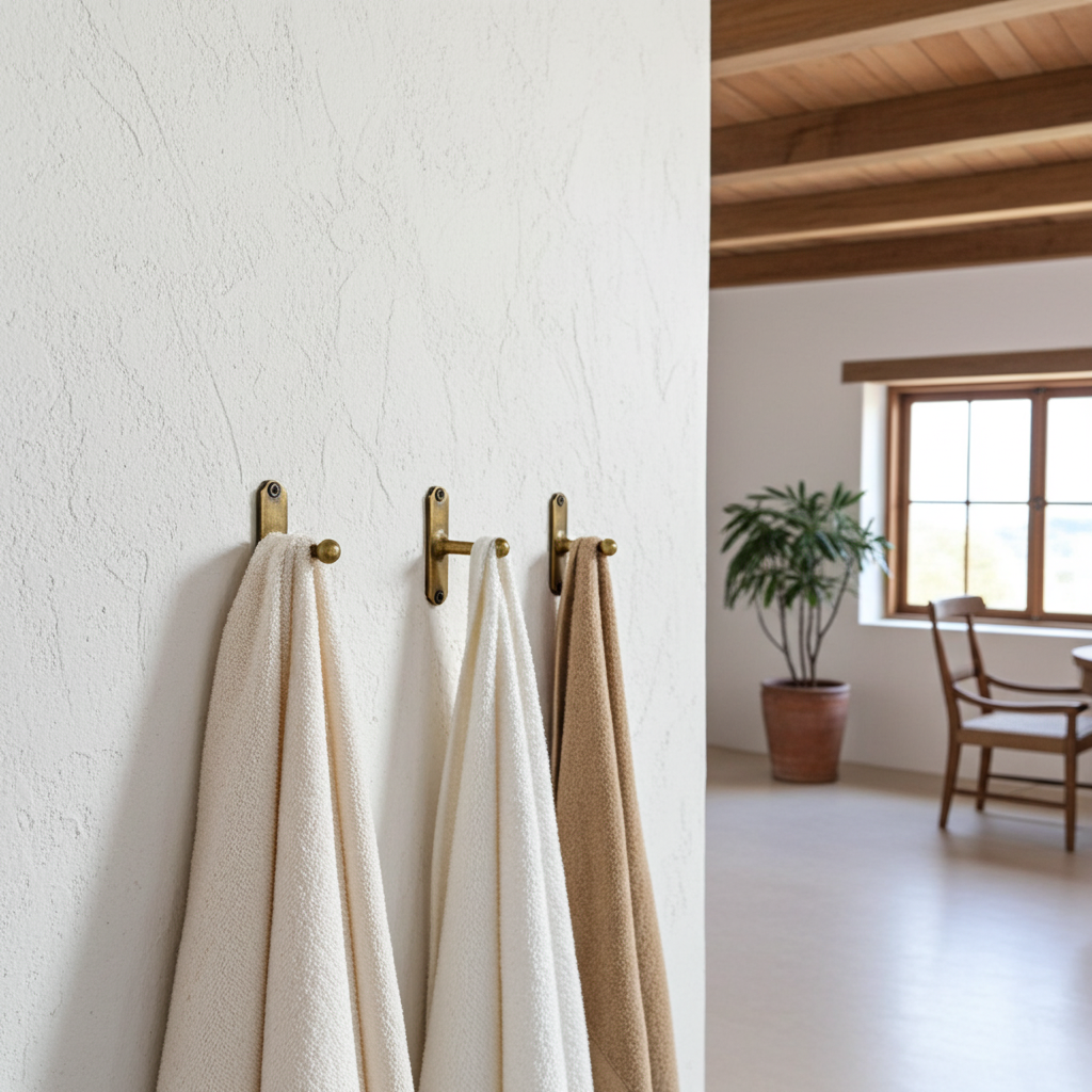 Minimalist Solid Brass Wall Hooks – Vintage Bronze Coat & Bag Hangers