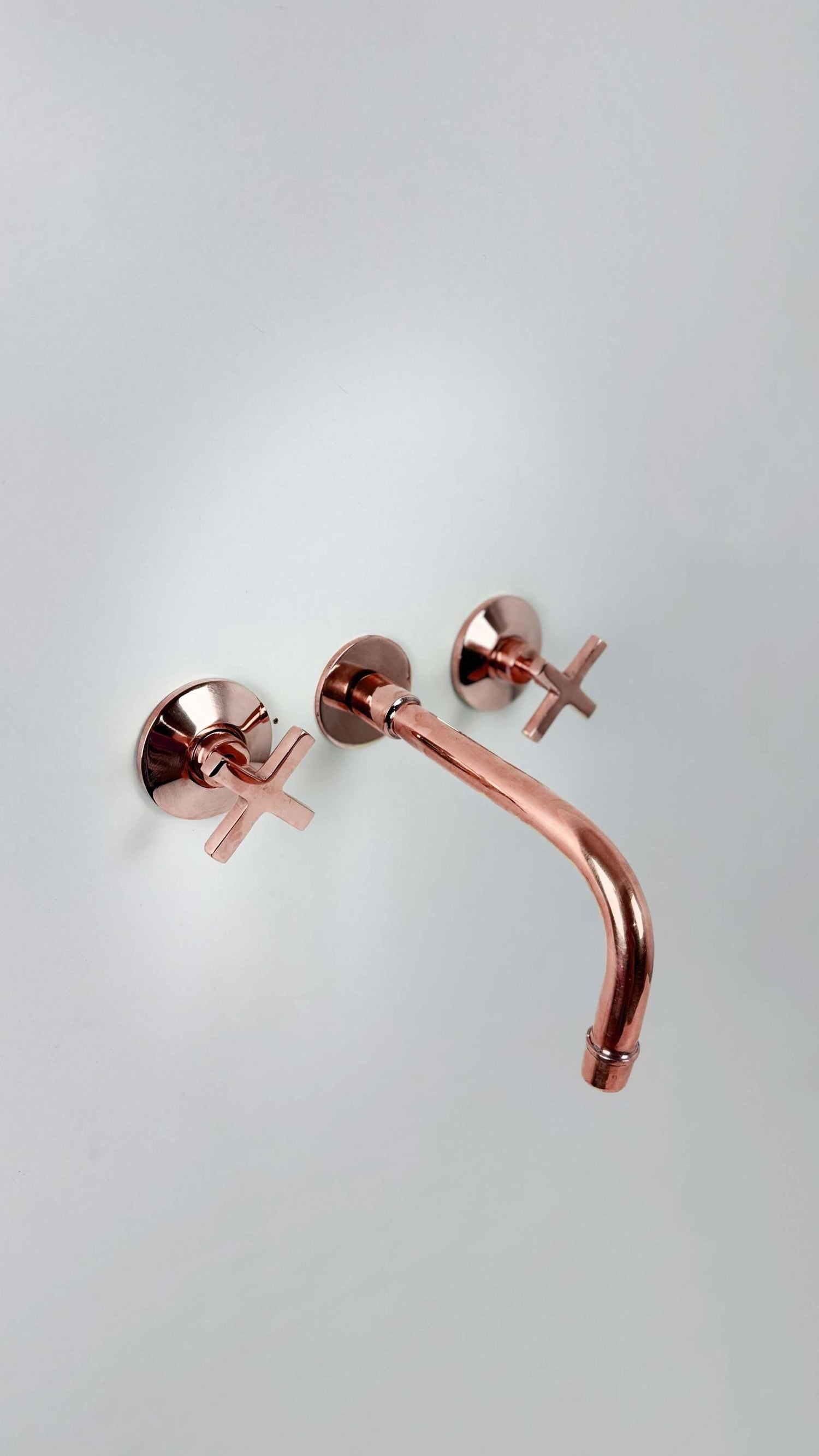 Copper Bathroom Faucet - Basin Wall Mount Faucet