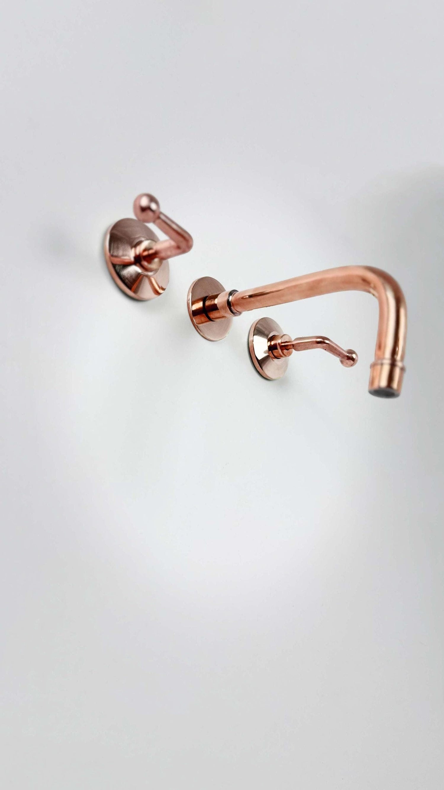 Copper Wall Mount Bathroom Faucet - Bathtub Faucet , Basin Faucet