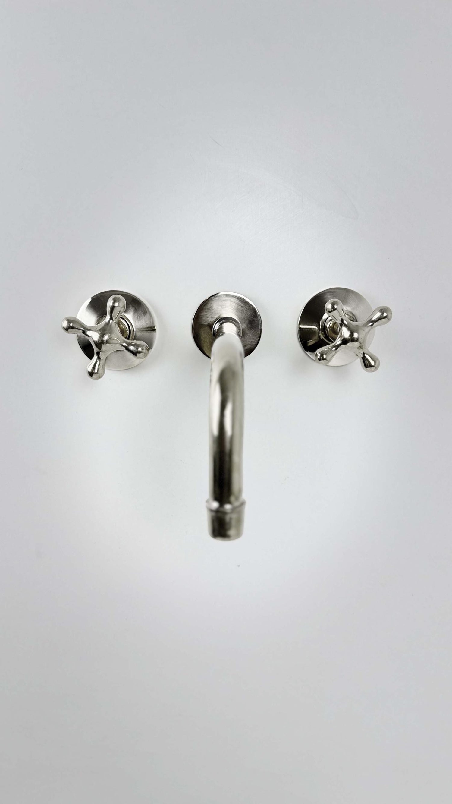 Brushed Nickel Bathroom Faucet - Polished Nickel Wall Mount Faucet