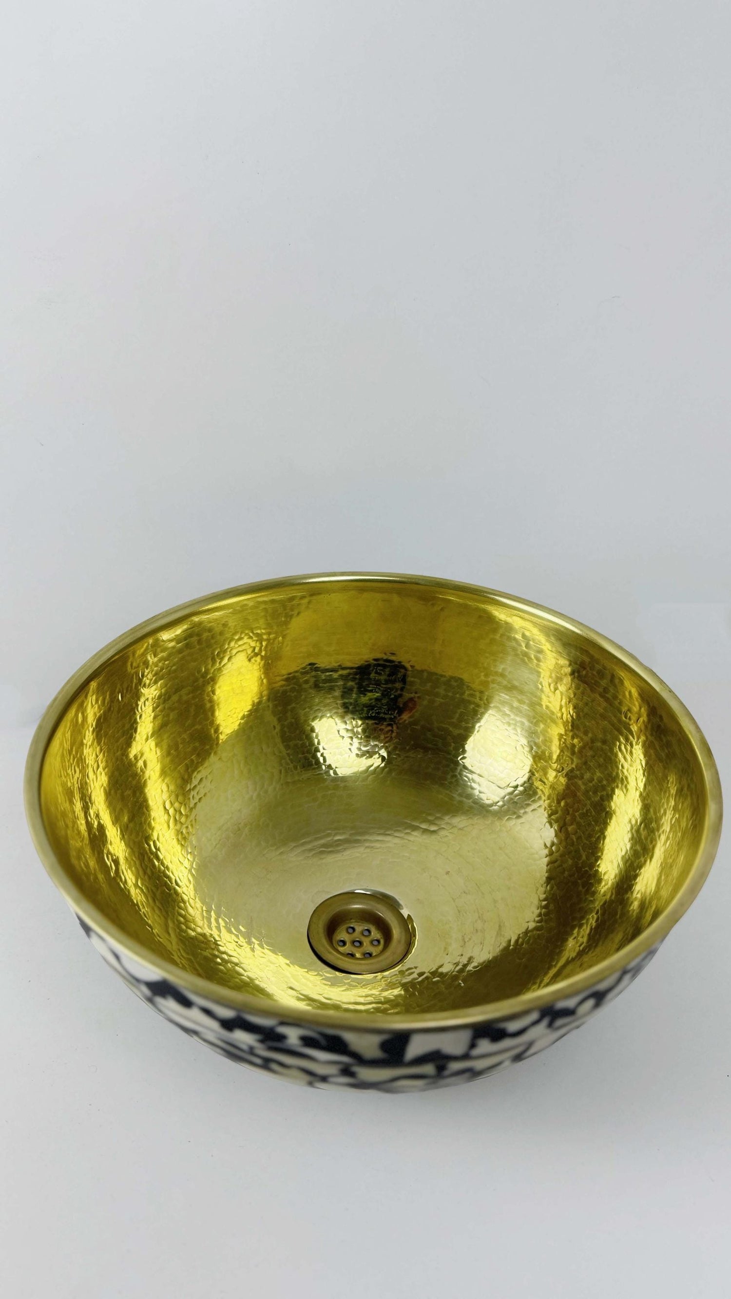 Hammered Brass Vessel Sink