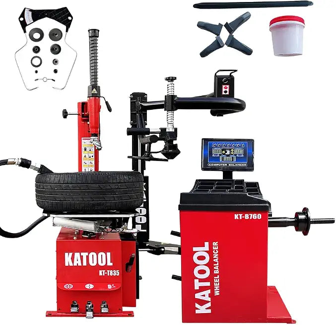 KATOOL Tire Changer Wheel Machine KT-T835 Turn Table 28
