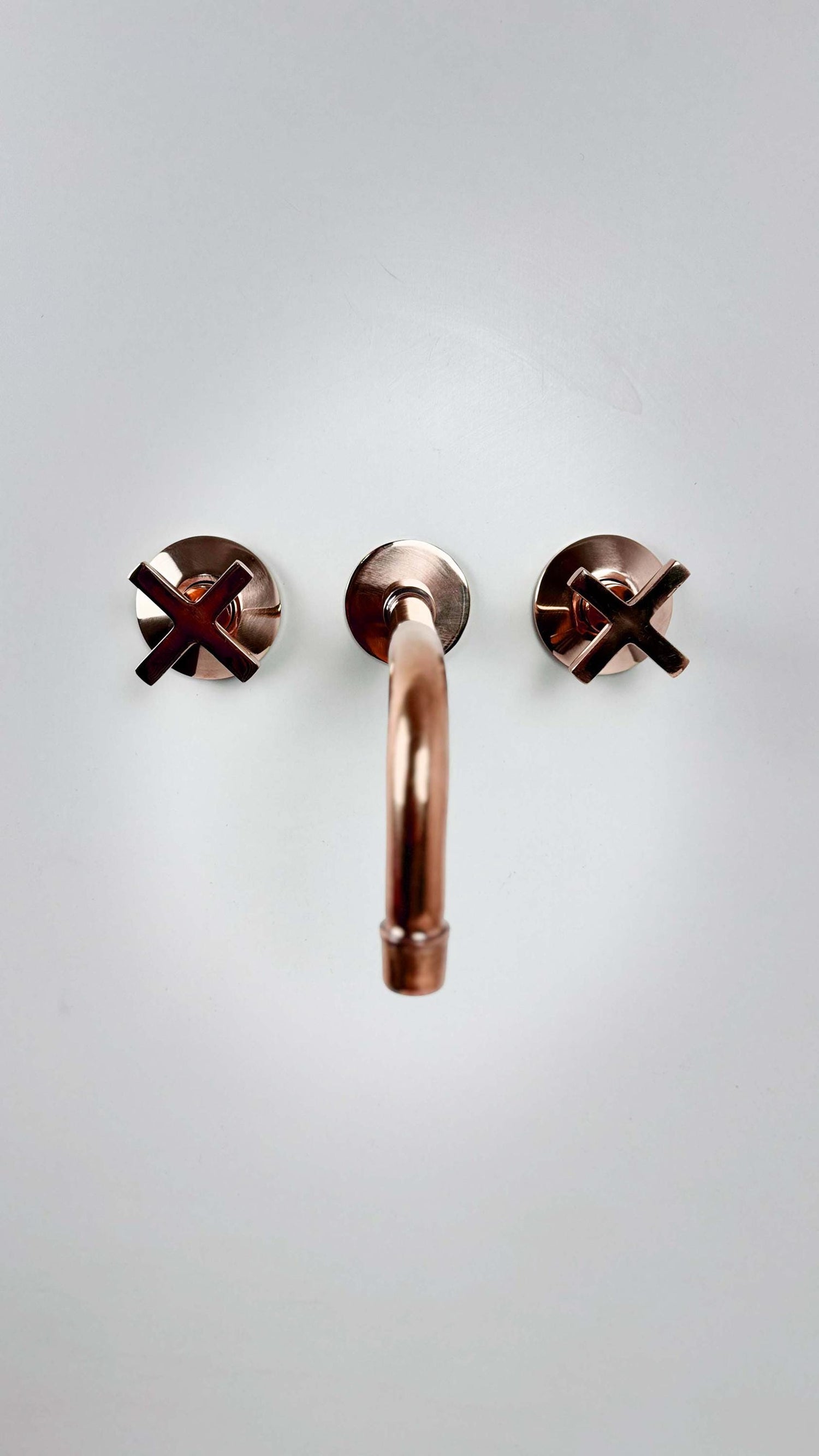 Copper Bathroom Faucet - Basin Wall Mount Faucet