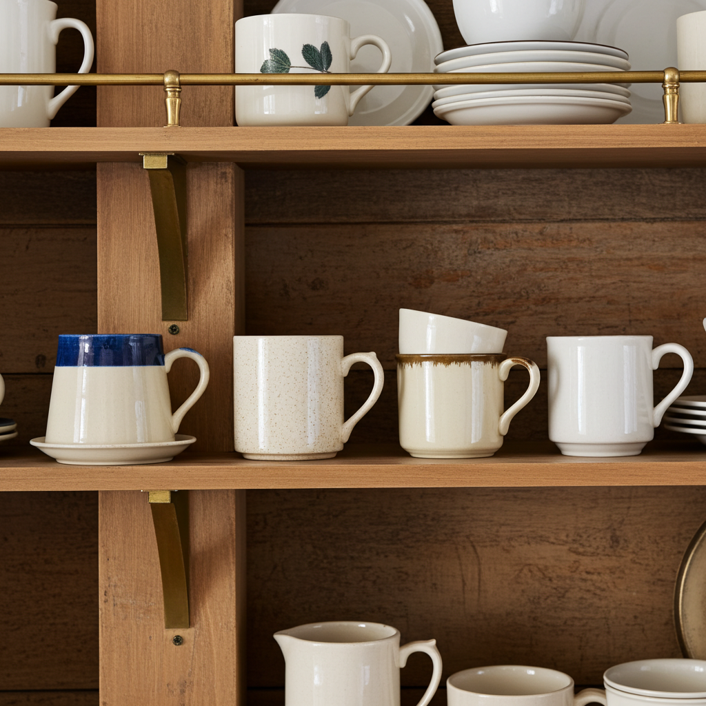 Unlacquered Brass Gallery Rail – Solid Brass Shelf Guard for Kitchen Cabinets