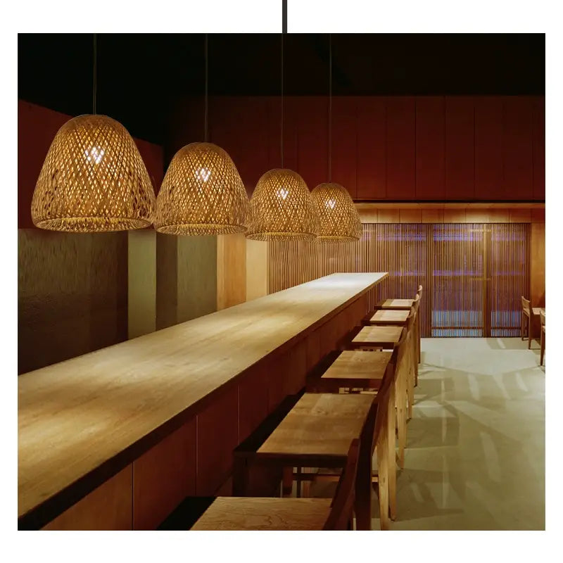 Beirut Woven Bamboo Pendant Light Shade