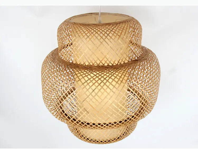 Enakshi Abstract Bamboo Pendant Light Shade
