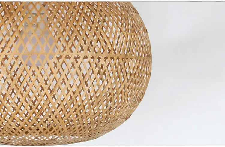 Lanna Passa Handwoven Bamboo Pendant Light Shade