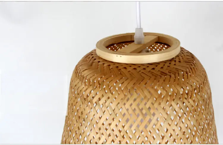 Bambuvalaisin Lauha Bamboo Woven Pendant Light Shade