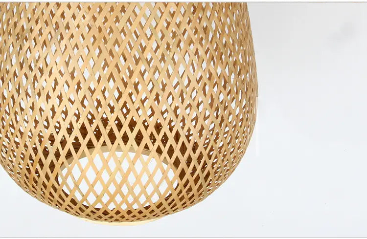 Bambuvalaisin Lauha Bamboo Woven Pendant Light Shade