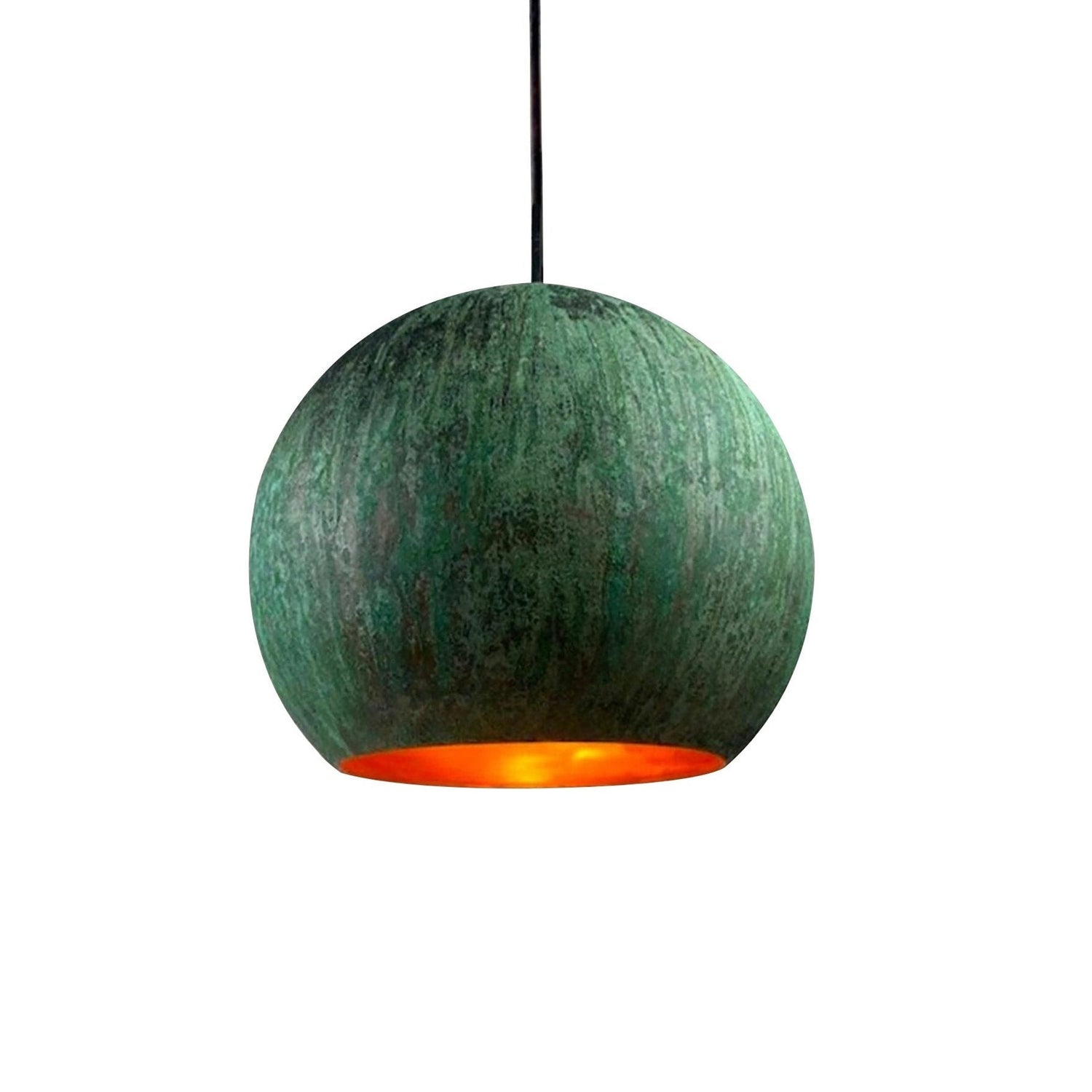 Oxidized Copper Pendant Light ,Handmade Copper Farmhouse Lighting