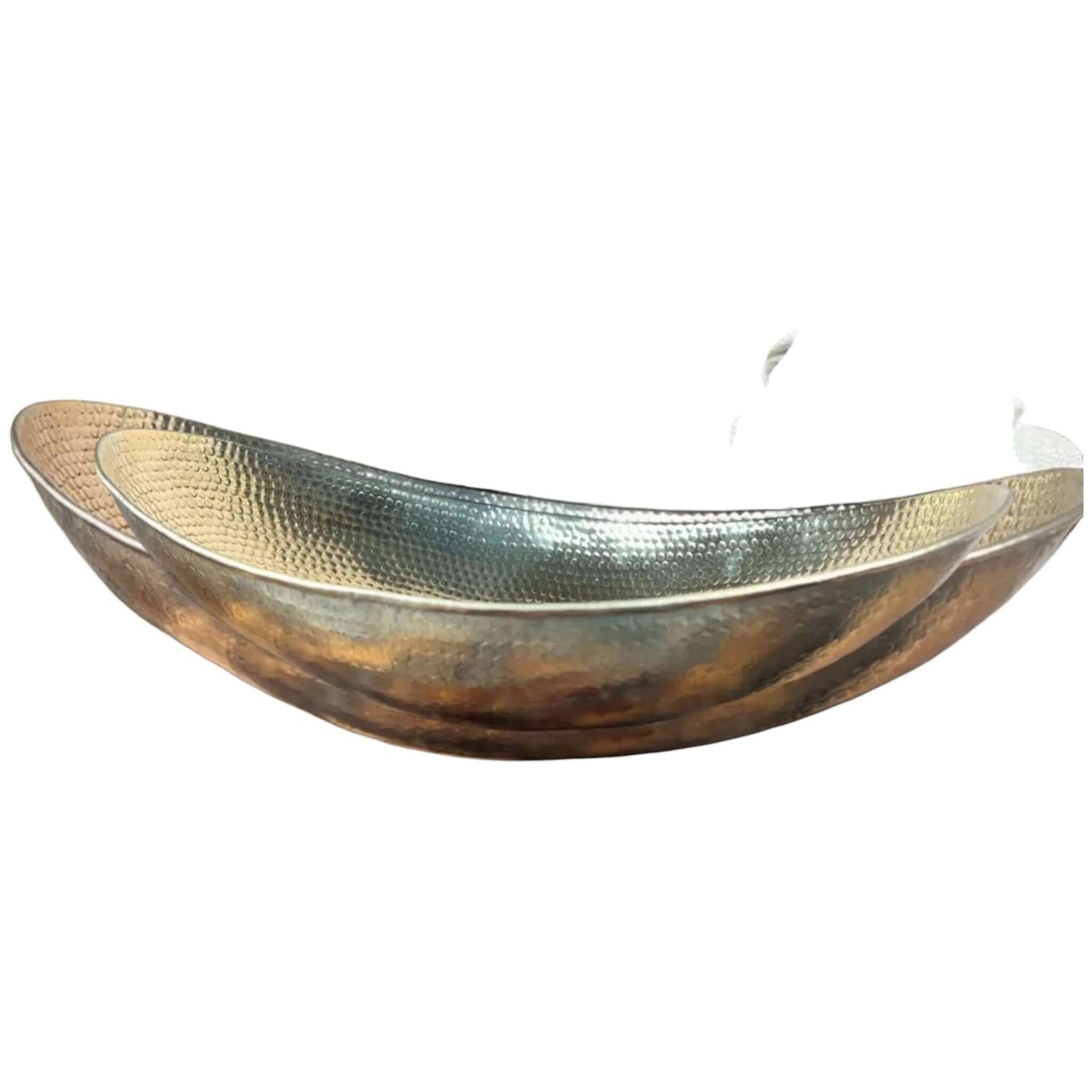 hammered brass bathroom vessel sink