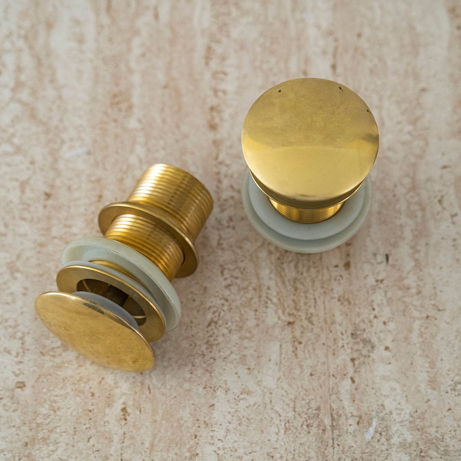 Solid Brass Pop up Drain Sink 1-1/4, Pop up Drain stopper for Bathroom sink