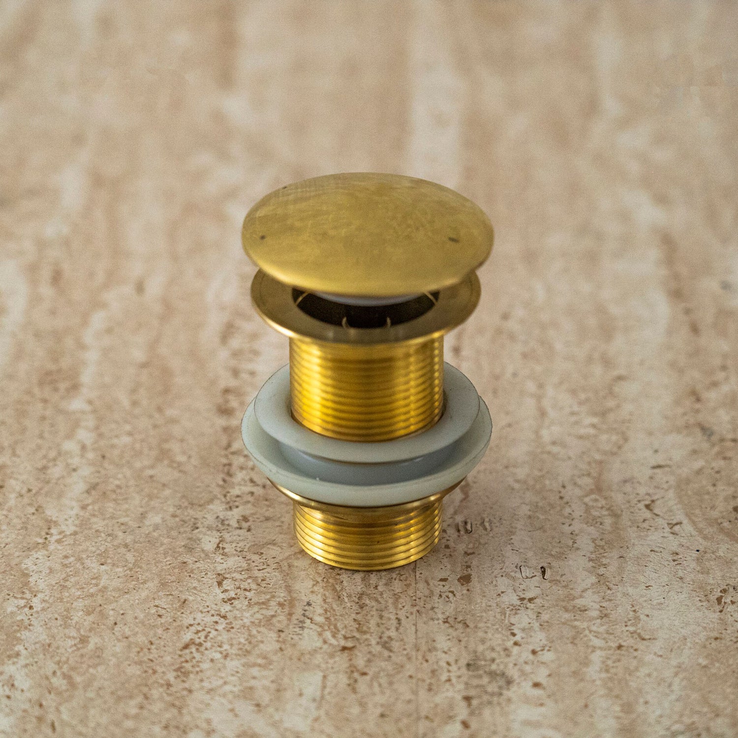 Solid Brass Pop up Drain Sink 1-1/4, Pop up Drain stopper for Bathroom sink