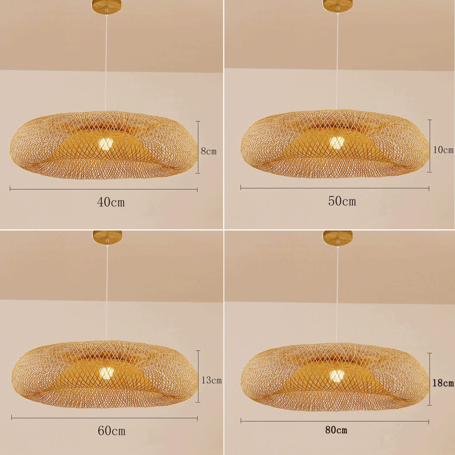 Arunee Bamboo Pendant Light