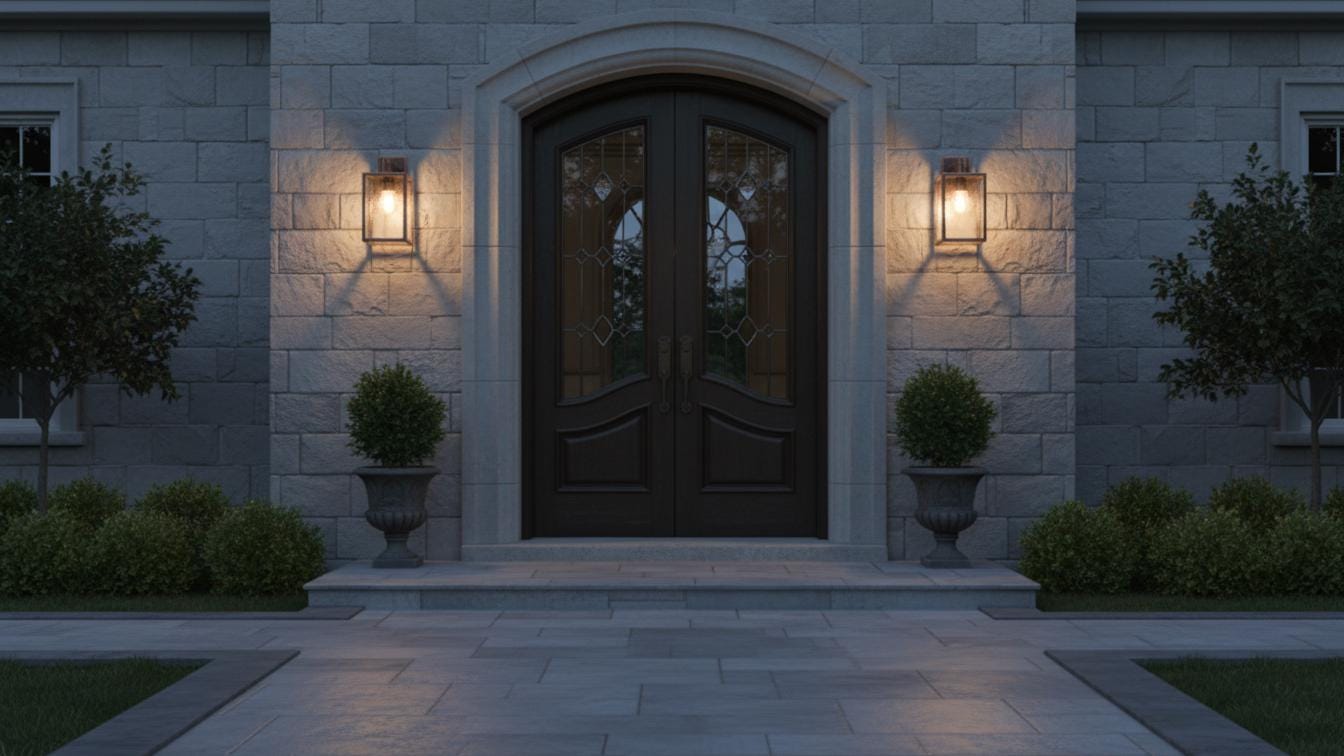 Antique Copper Box Lantern - Rustic Outdoor Wall Sconce