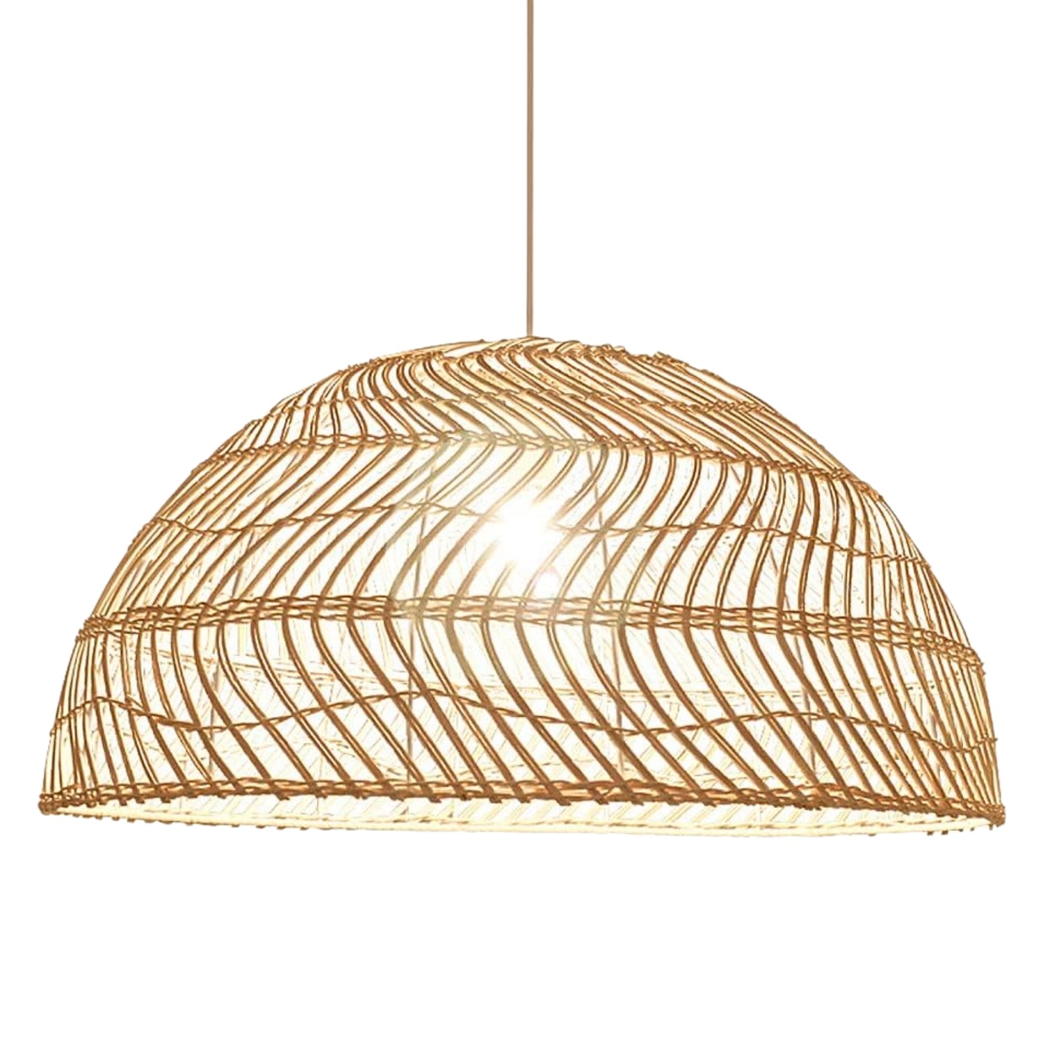 Archer Boho Rattan Pendant Light