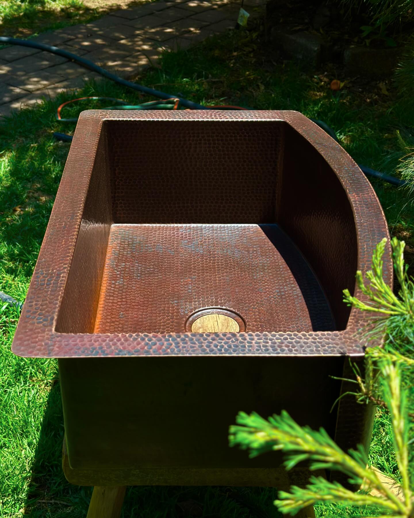 Apron Front Copper Farmhouse Kitchen sink
