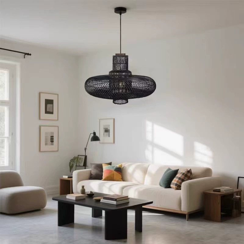 Organo Woven Bamboo Pendant Light