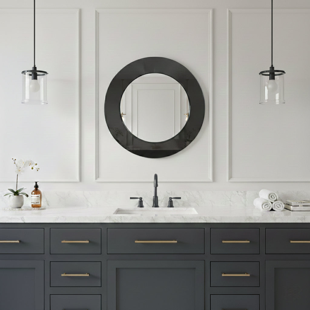 Varaudu Gold Round Wall Mirror Handmade Brass Bathroom Mirror 369099658 - Antique Brass Bathroom Mirror, Vanity Wall Decor