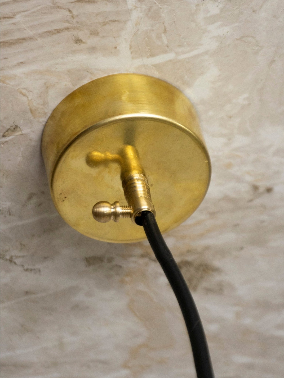 Brass Light Fixture Dome Unlacquered Brass and Black Pendant Light Island Kitchen