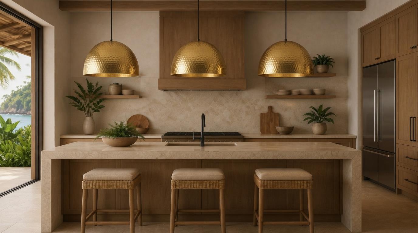 Brass Pendant Light, Gold Hammered Dome Ceiling Lamp, Handmade Kitchen Island Fixture, Modern Mid Century Boho Farmhouse Hanging Light