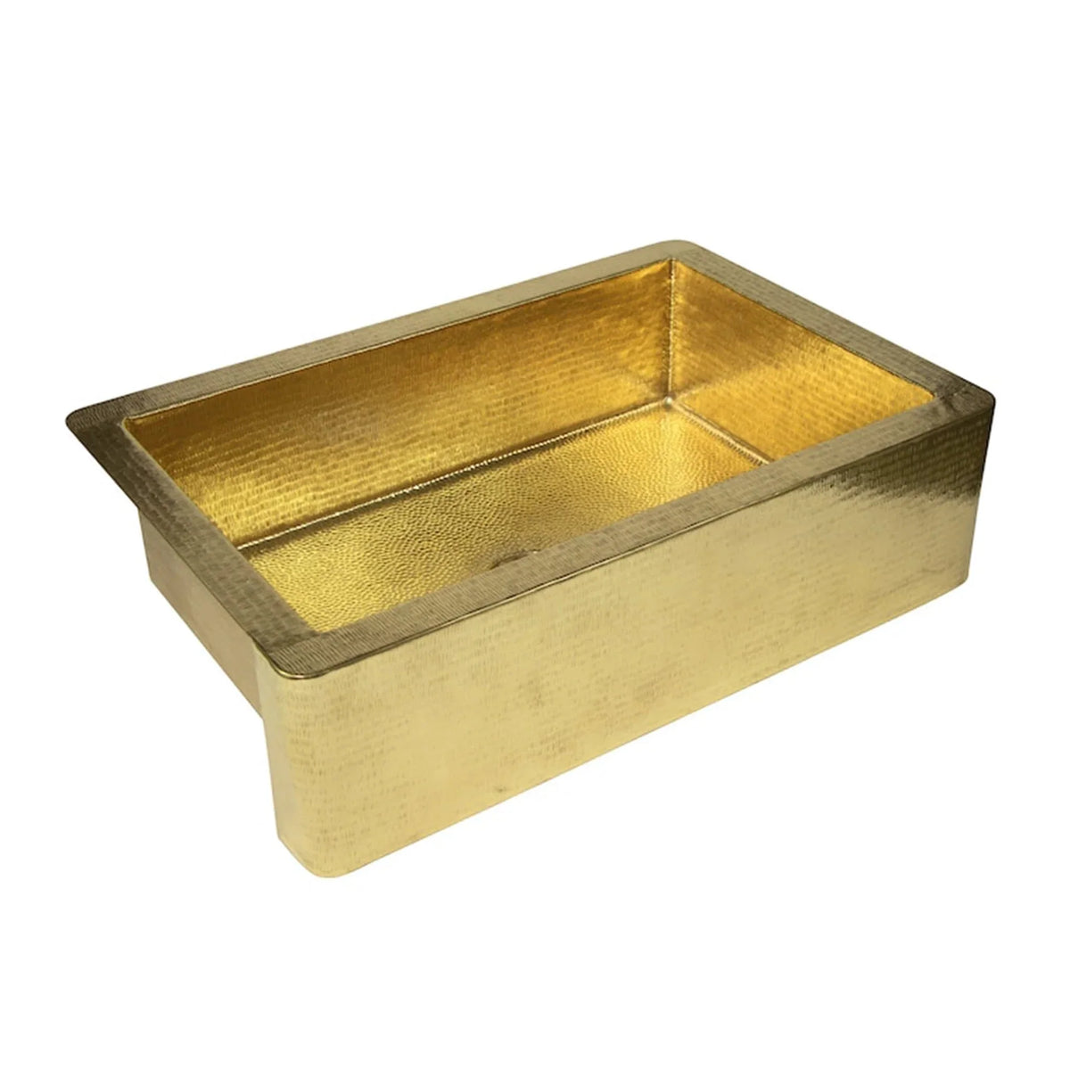 Handcrafted Brass Single Basin Farmhouse Kitchen Sink