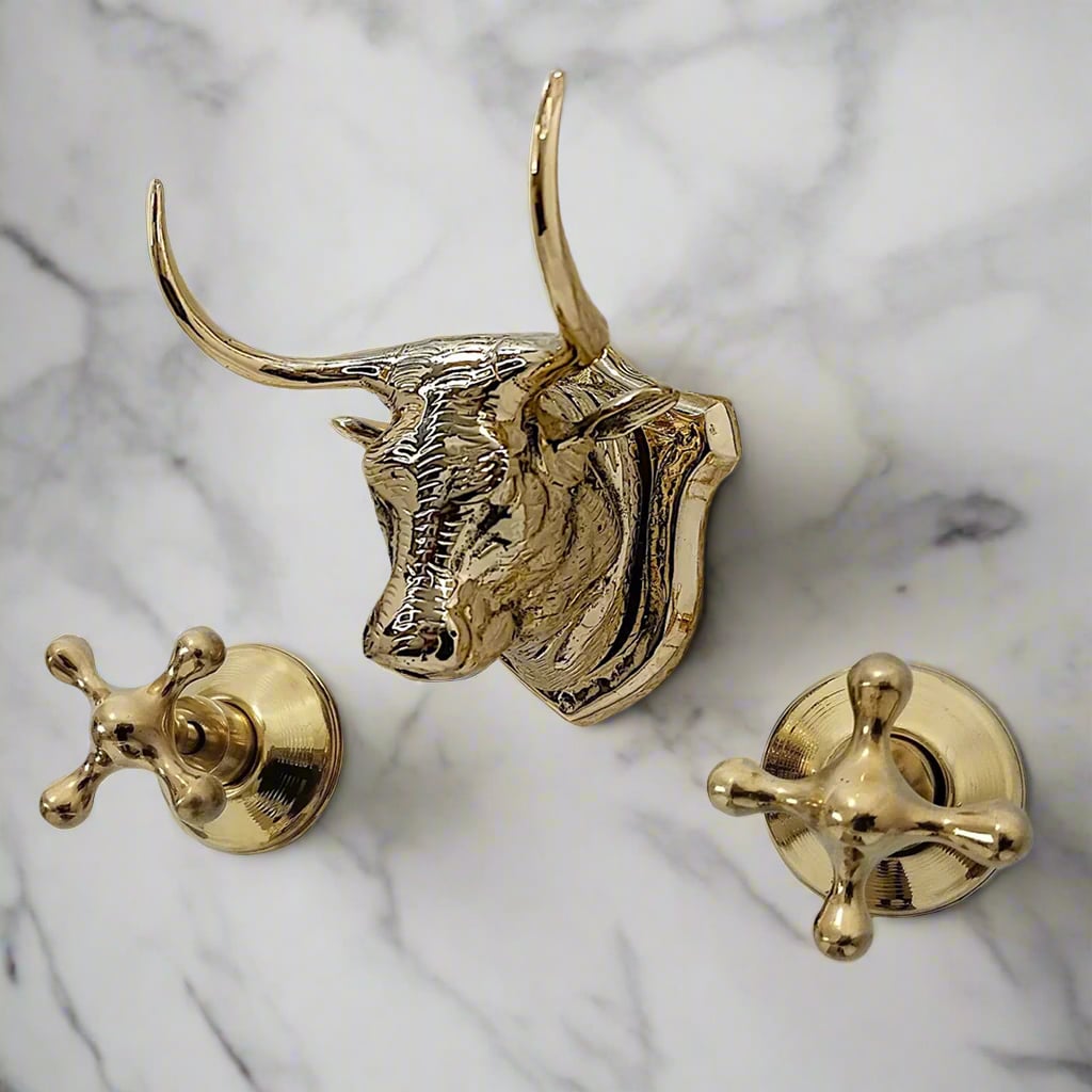 Bull Head Wall Brass Faucet