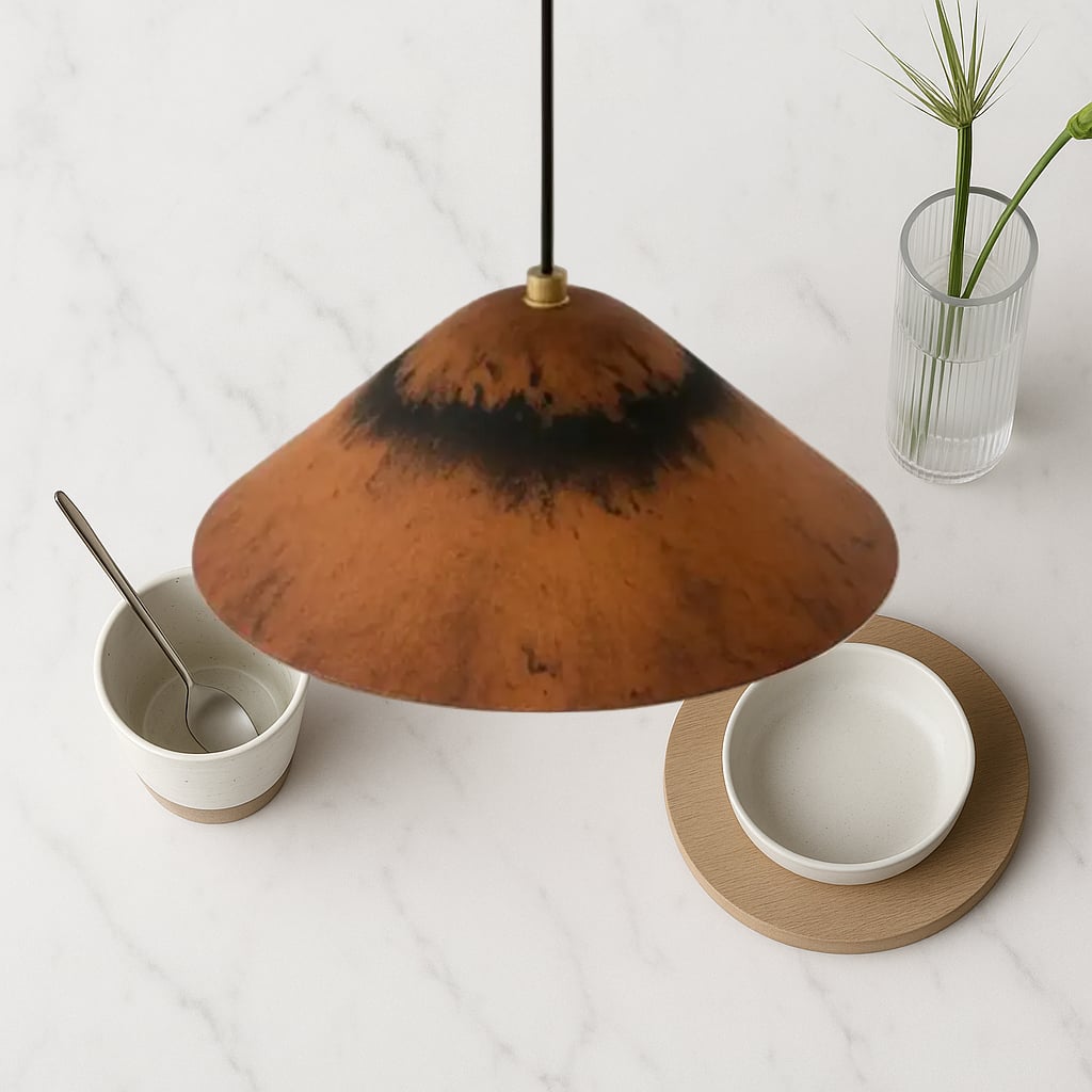 Copper Cone Pendant Light