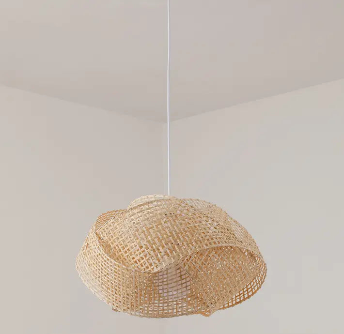 Chaner Single Woven Bamboo Pendant Light Shade