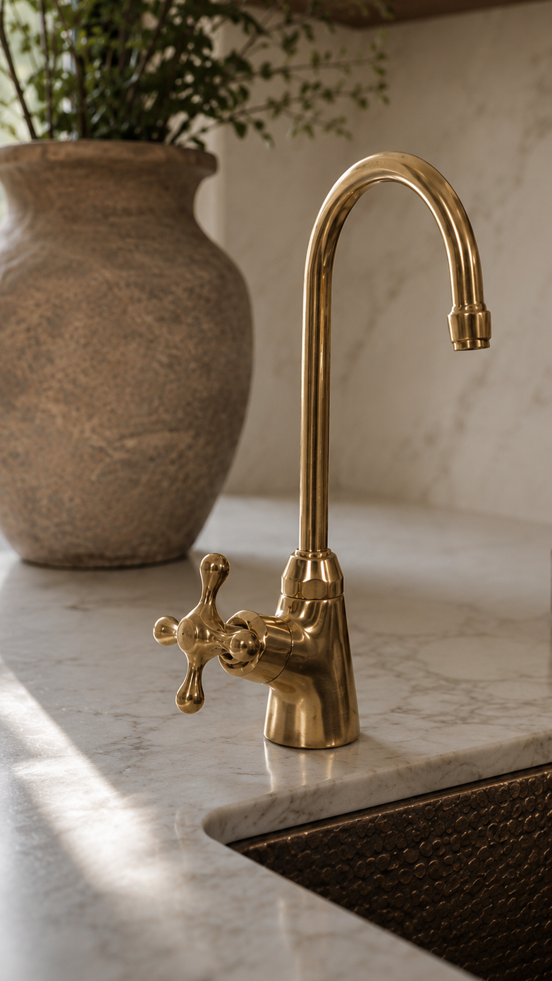 Bridge Faucet Companion Filter Tap | Solid Brass Cold Water Faucet