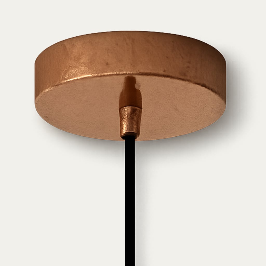 Teardrop Patina Copper Pendant Light