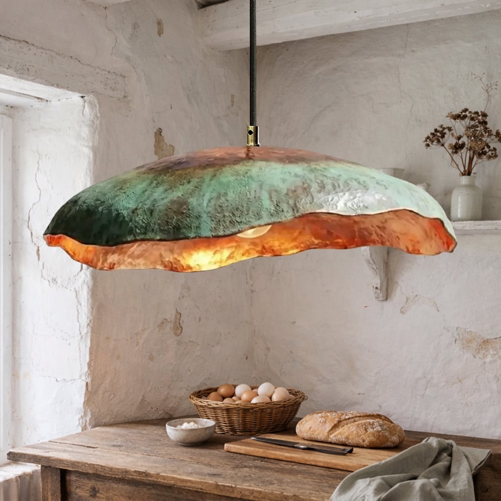 Organic Copper Pendant Lamp