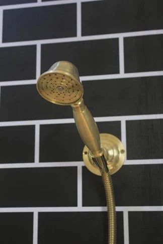 Luxury Copper Outdoor Shower System Wall Mounted Exposed Design