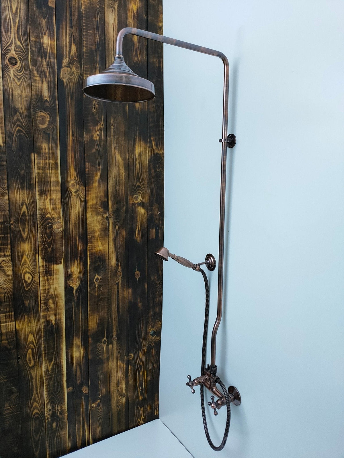 Copper Shower Mixer, 8