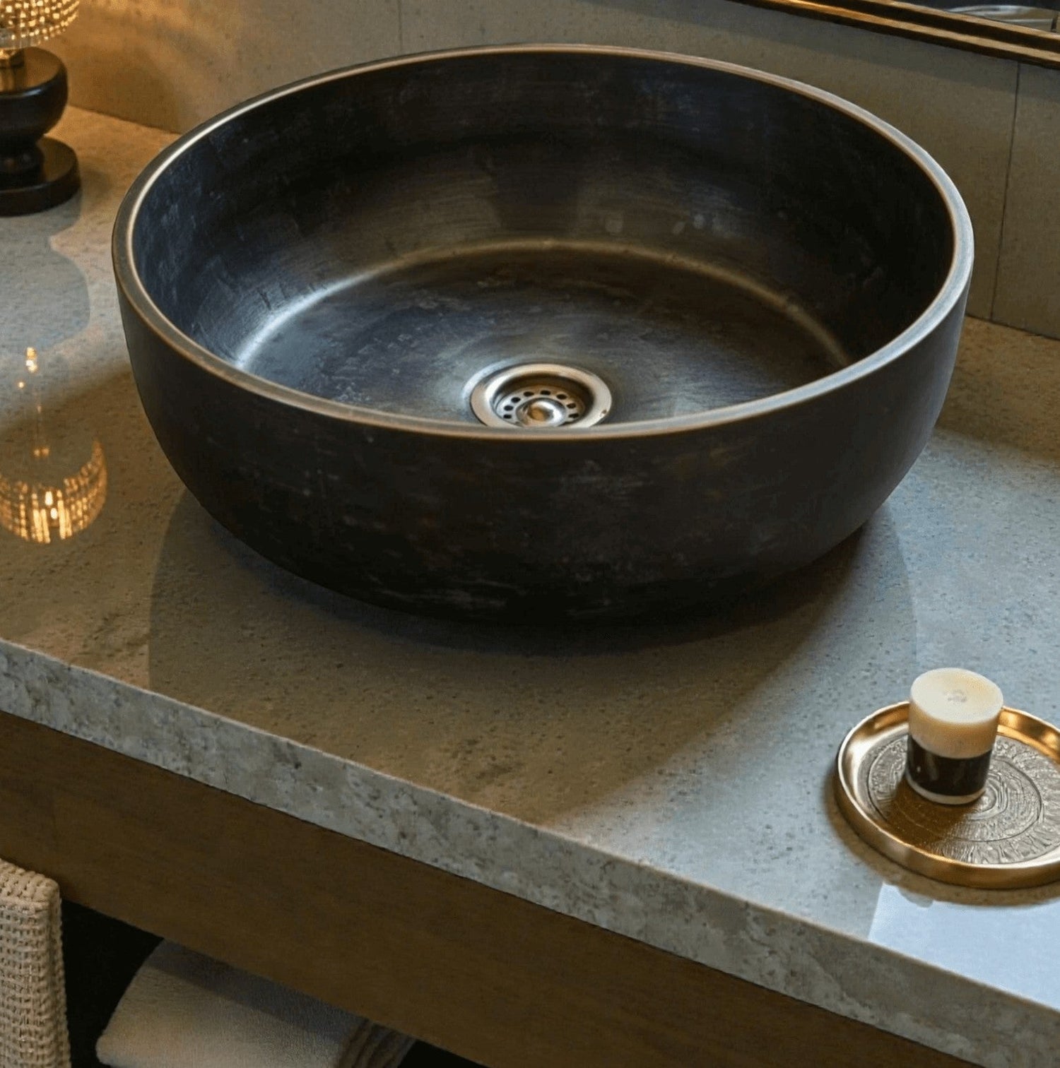 Black Copper Bathroom Sink