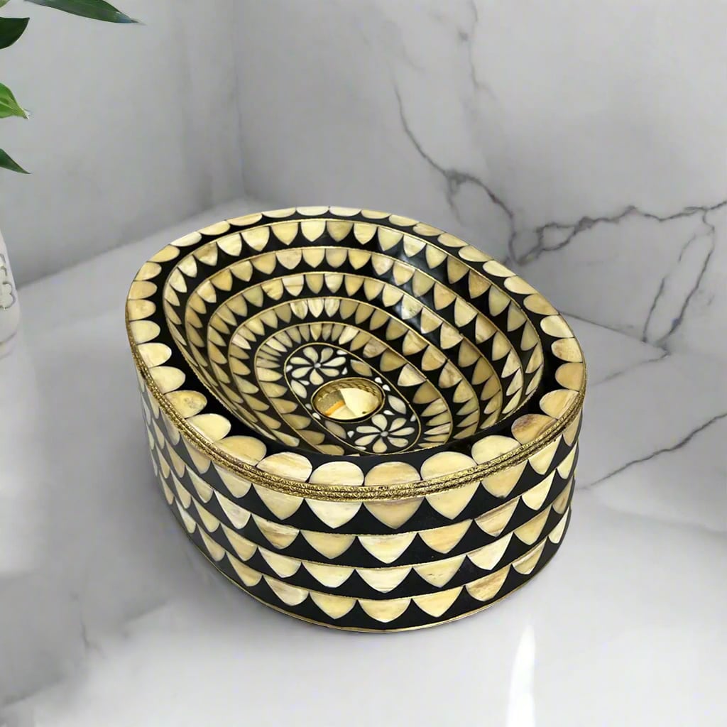 Brass Oval Vessel Sink