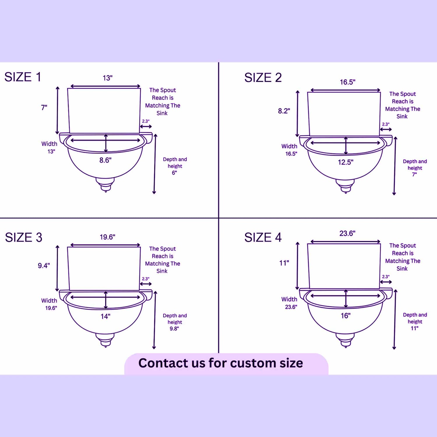 Unlacquered Brass Wall Mount Sink