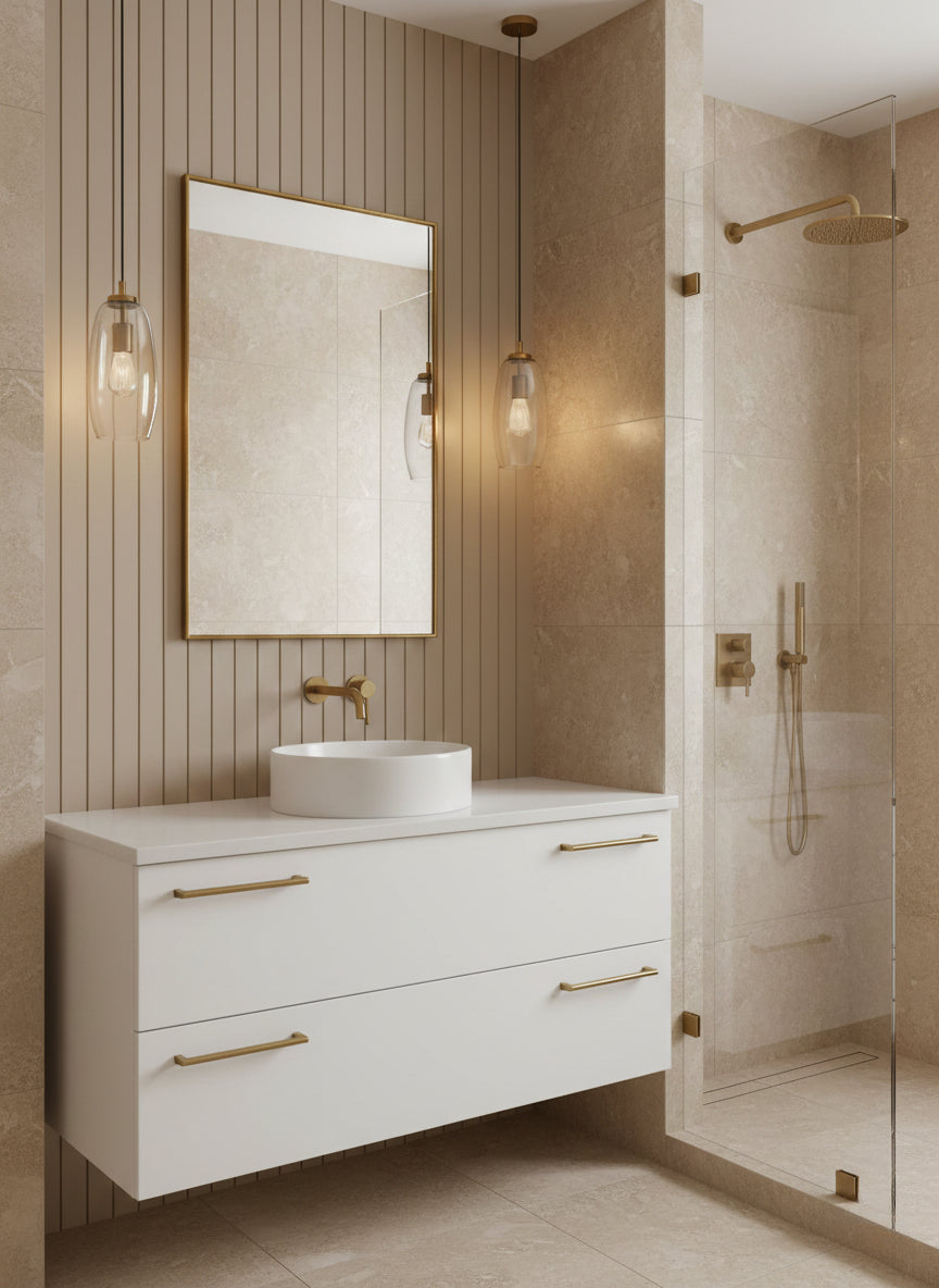 Varaudu Rectangular Brass Mirror Gold Wall Mirror 369099678 - Antique Brass Bathroom Mirror, Vanity Wall Decor