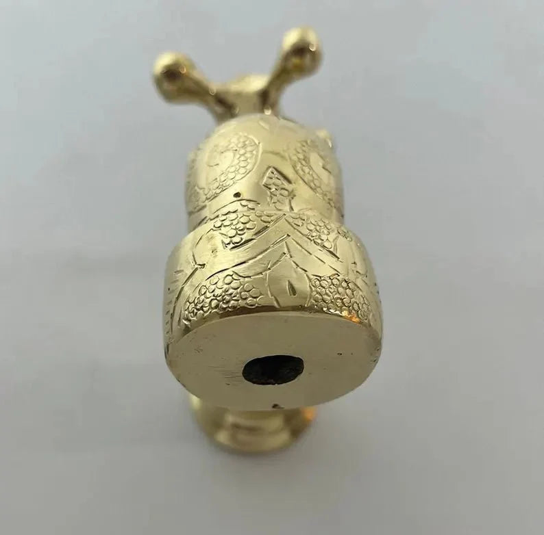 Handmade Moroccan Brass Wall Faucet for Bathroom and Kitchen