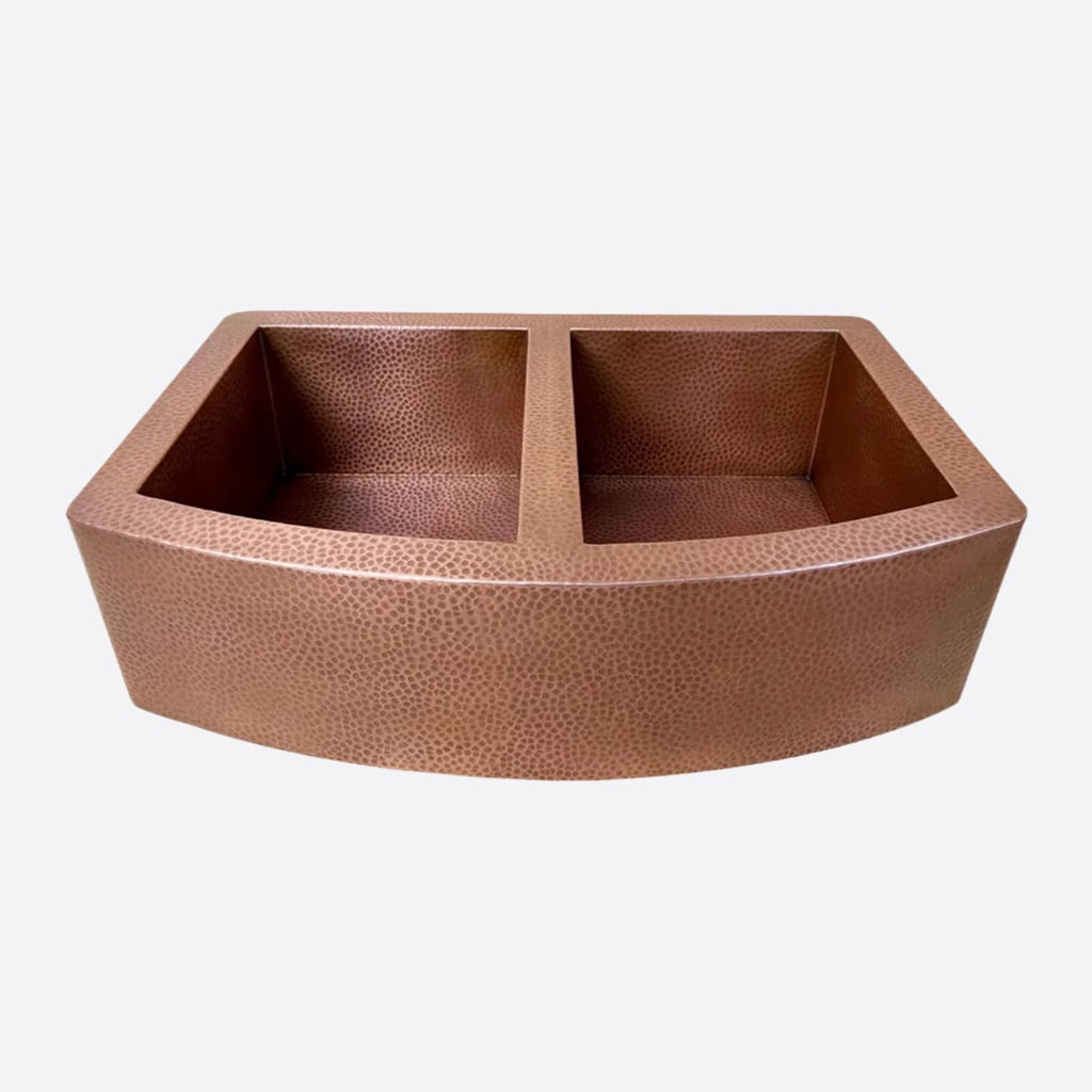 Double Bowl Copper Farmhouse Sink