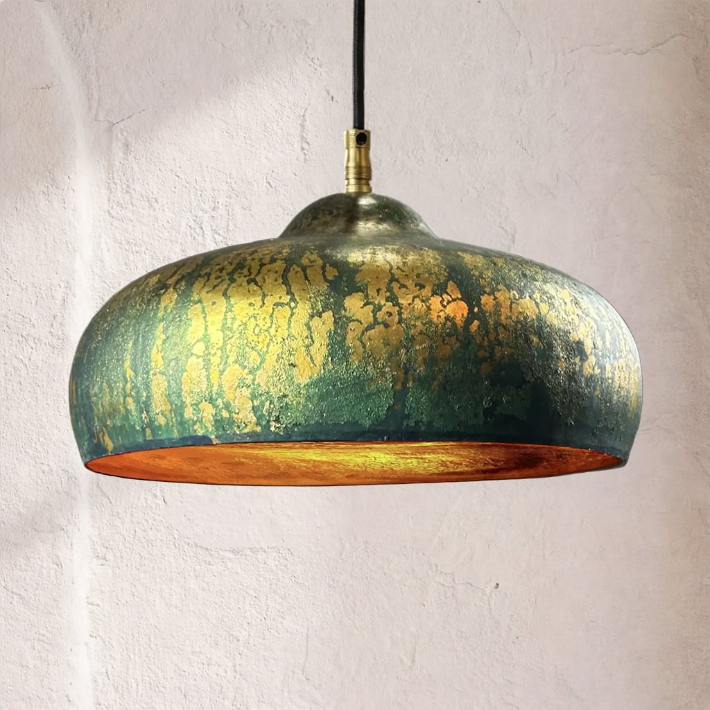 Dome Patina Copper Pendant Lamp