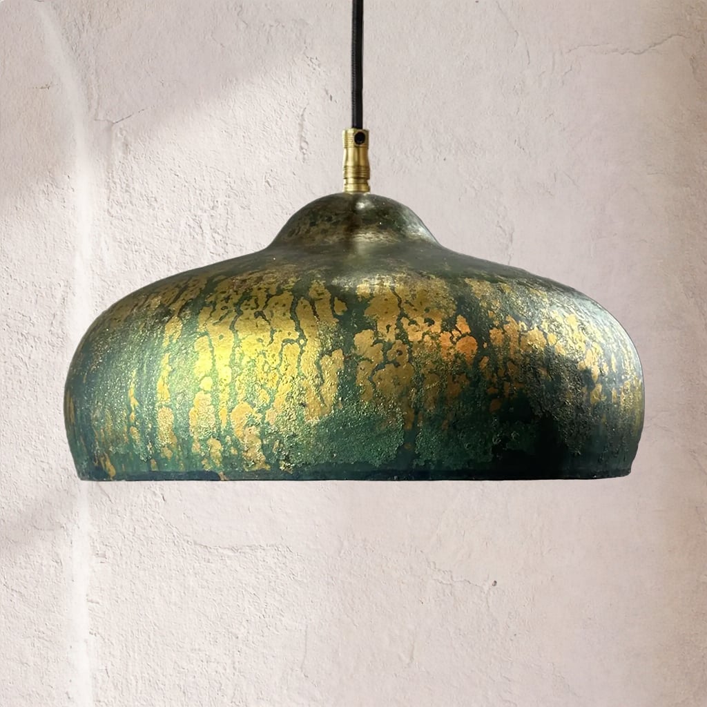Dome Patina Copper Pendant Lamp
