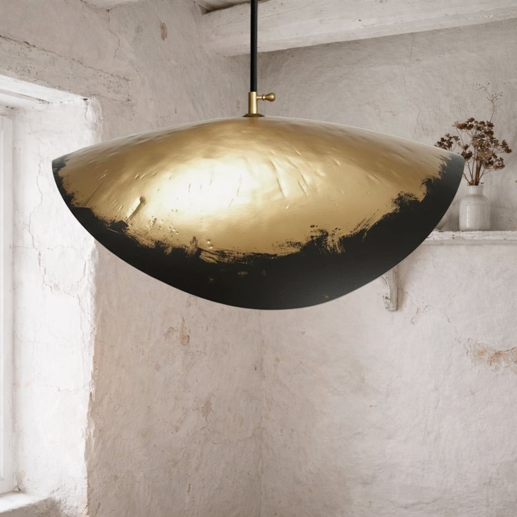 Black Patina Brass Pendant Lamp