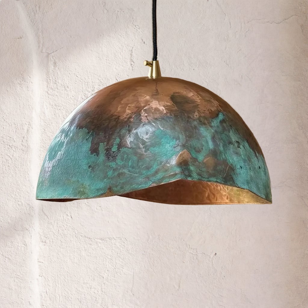 Irregular Copper Pendant Light