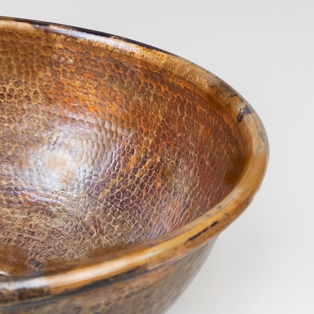 Antique Patina Round Copper Sink