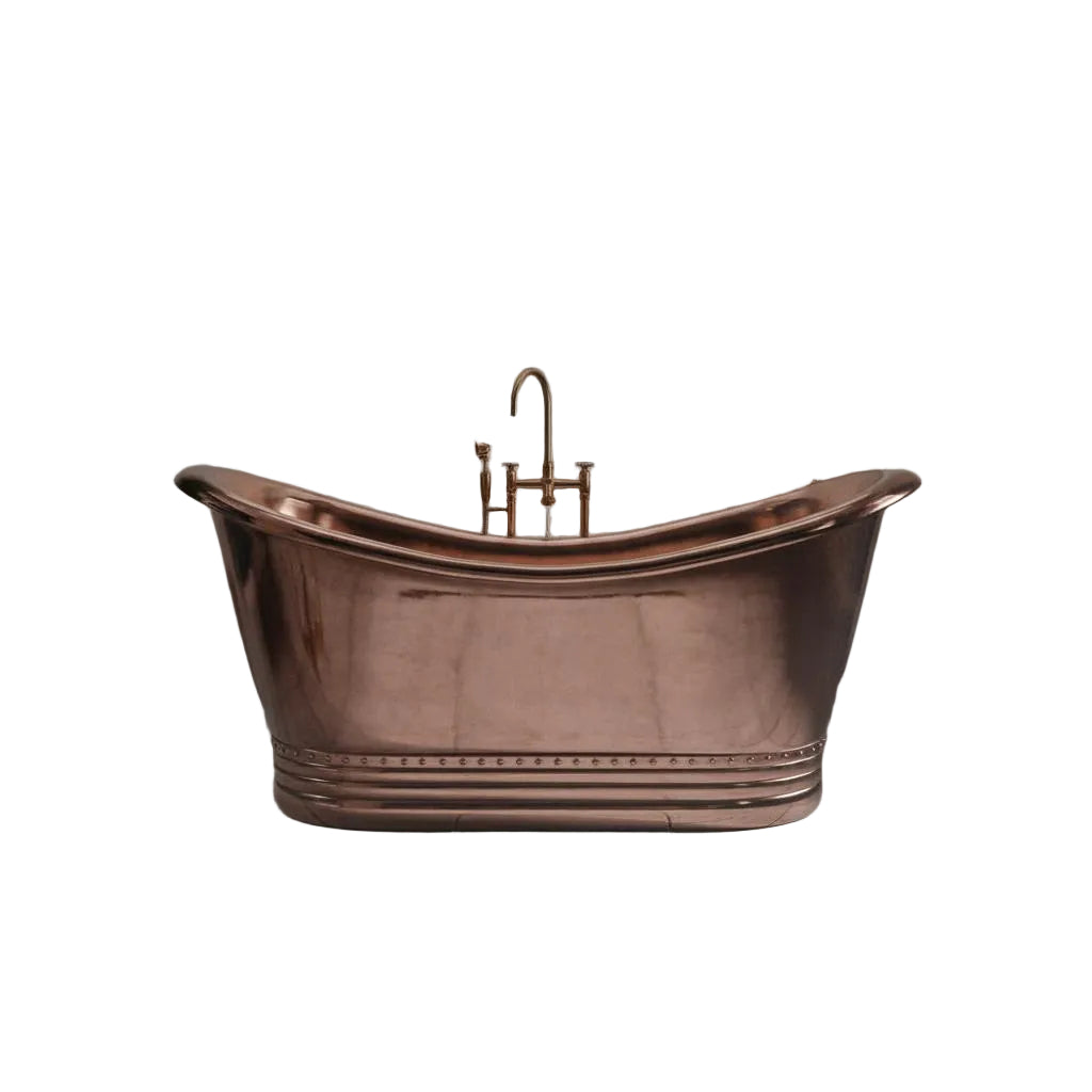 Handcrafted Copper Bathtub – Spa Elegance