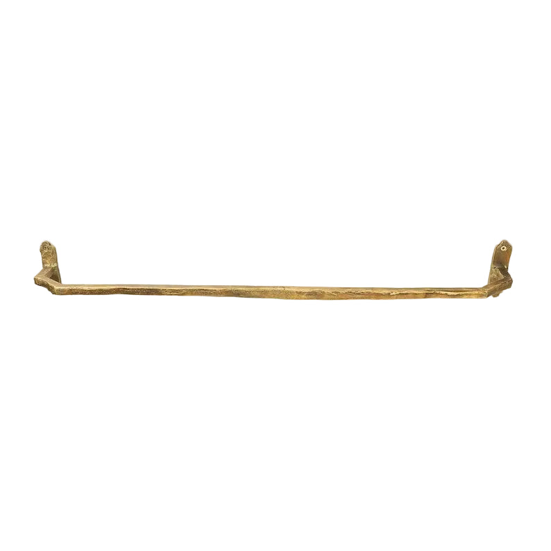 Handmade Brass Towel Rack – Rustic Wall Mounted Bathroom Bar
