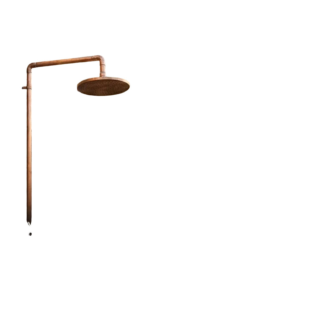 Handmade Copper Outdoor Rain Shower Head