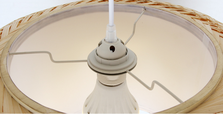 Joyce Woven Bamboo Pendant Light